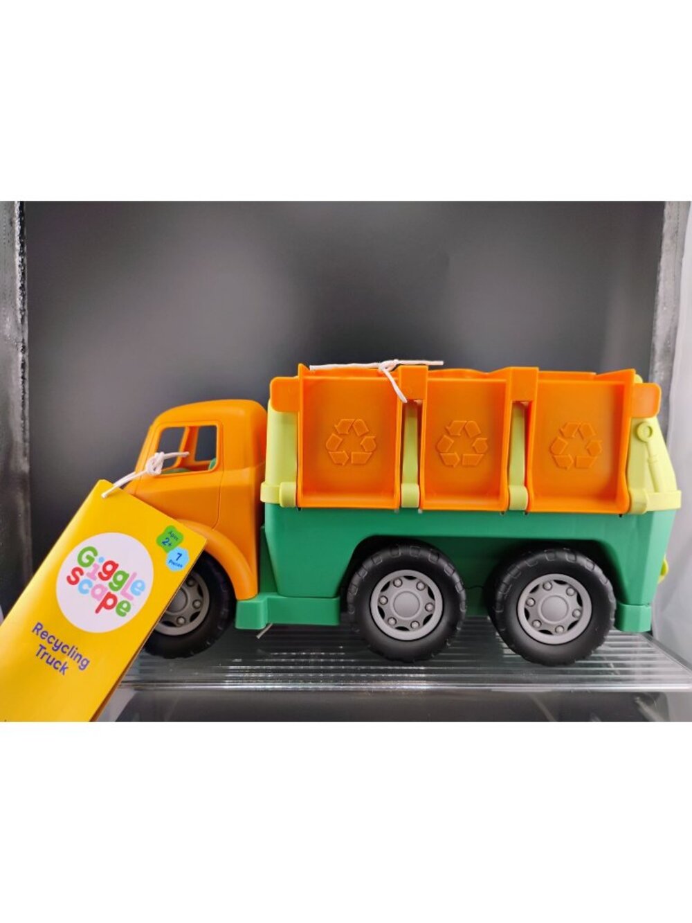 Giggle Scape Recycling Truck Durable Plastic Eco-Inspired Toy